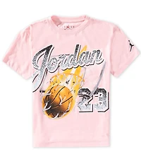 Jordan Big Girls Short Sleeve She's On Fire T-Shirt