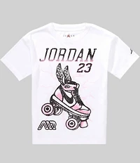 Jordan Big Girls Short Sleeve Sk8 Graphic Tee