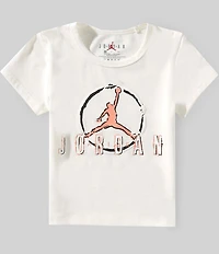 Jordan Big Girls Short Sleeves Jumpman Scribble T-Shirt