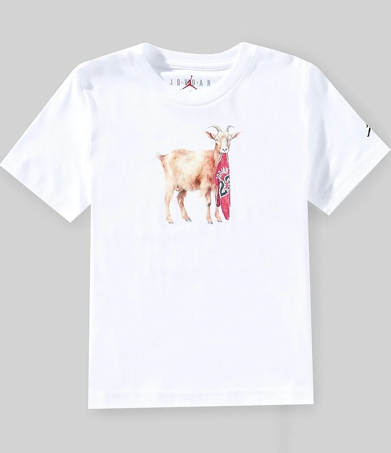 Jordan Little Boy Short Sleeve MJ Goat T-Shirt