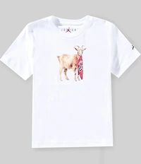 Jordan Little Boy Short Sleeve MJ Goat T-Shirt