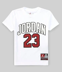 Jordan Little Boys Short Sleeve Jordan Practice Flight Jersey T-Shirt