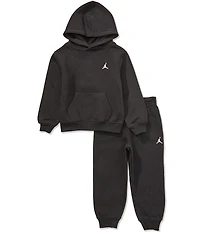 Jordan Little Boys Brooklyn Long-Sleeve Fleece Hoodie & Matching Fleece Jogger Pants Set