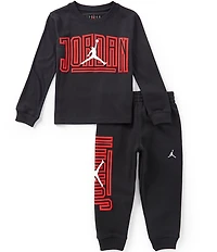 Jordan Little Boys Long Sleeve Jumpman Top & Pants Set