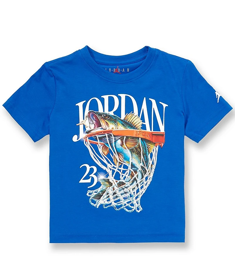 Jordan Little Boys Short Sleeve Catch Of The Day T-Shirt