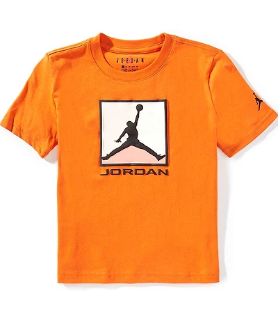 Jordan Little Boys Short Sleeve Flight Essentials Blocked 3.0 T-Shirt