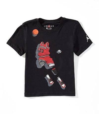 Jordan Little Boys Short Sleeve Ghost Man T-Shirt