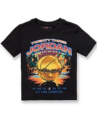 Jordan Little Boys Short-Sleeve Greatest of All Time Basketball T-Shirt