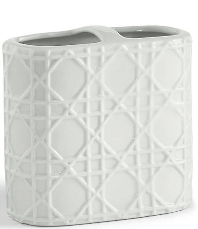 Kassatex Rattan Toothbrush Holder