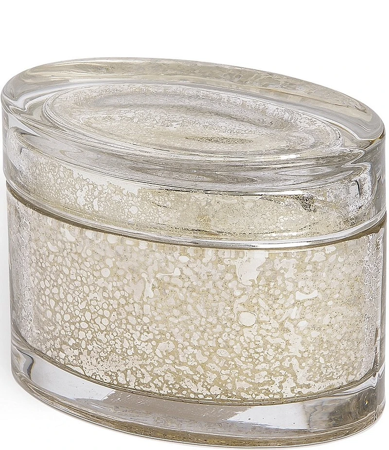 Kassatex Vizcaya Etched Glass Cotton Jar