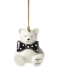 kate spade new york Be Jolly Collection 2025 Baby's First Christmas Bear Ornament