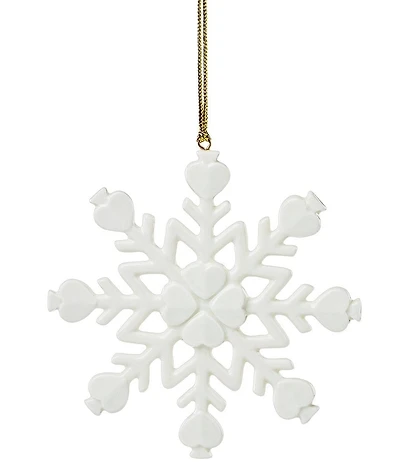 kate spade new york Be Jolly Collection Snowflake Ornament