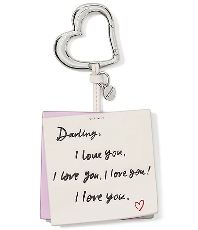 kate spade new york Charmed I Love You Script Love Notes Novelty Bag Charm