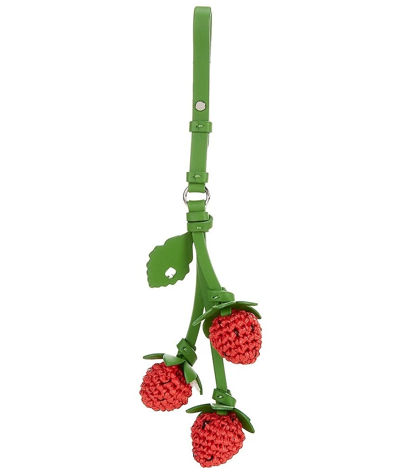 kate spade new york Charmed Strawberry Crochet Bag Charm