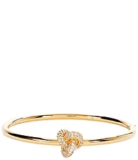 kate spade new york Double Knot Pave Bangle Bracelet
