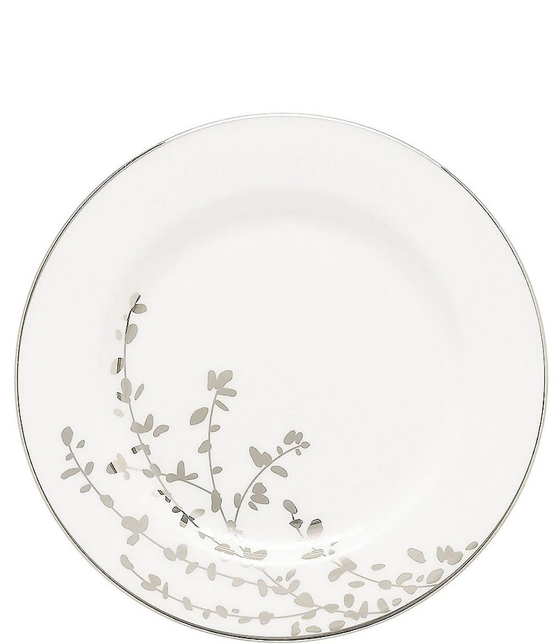 kate spade new york Gardner Street Platinum Branches Bone China Saucer