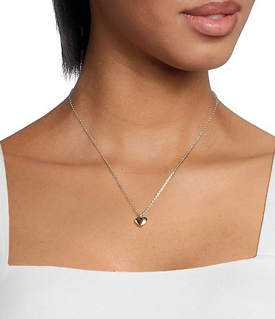 kate spade new york Heart & Spade Short Pendant Necklace