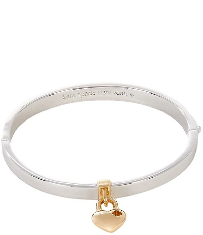 kate spade new york Heart & Spade Two Tone Bangle Bracelet