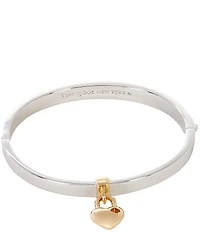kate spade new york Heart & Spade Two Tone Bangle Bracelet