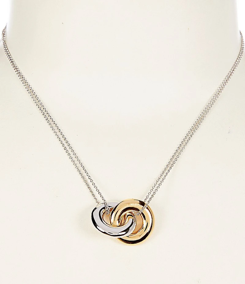 kate spade new york Interlock Short Pendant Necklace