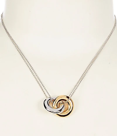 kate spade new york Interlock Short Pendant Necklace