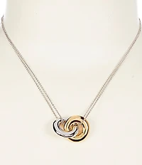 kate spade new york Interlock Short Pendant Necklace