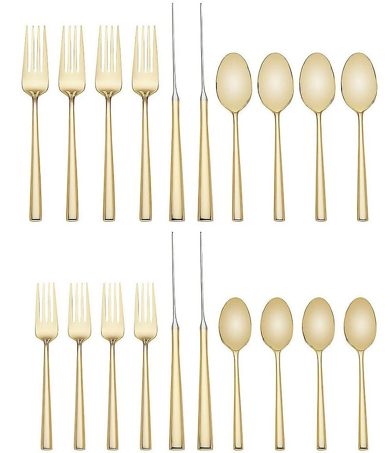 kate spade new york Malmo Gold Stainless Steel 20-Piece Flatware Set