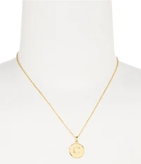 kate spade new york 12k Gold One In A Million Initial Necklace