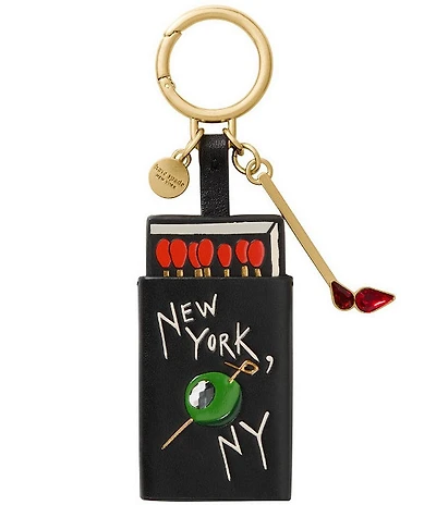 kate spade new york Perfect Match Smooth Leather Matchbook Bag Charm