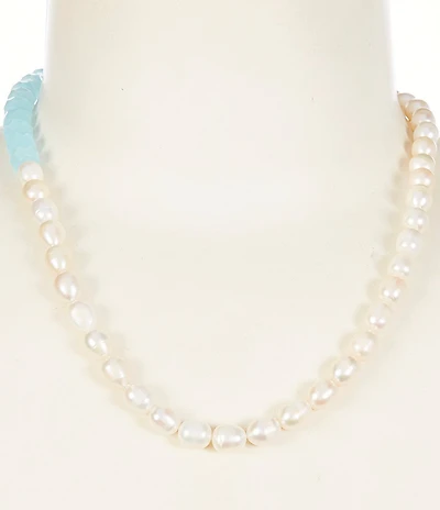 kate spade new york Ropes & Knots Pearl Collar Necklace