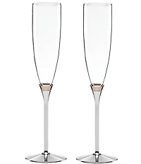 kate spade new york Rosy Glow Toasting Flute Pair