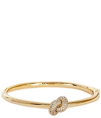 kate spade new york Sailor's Knot Pave Hinge Bangle Bracelet