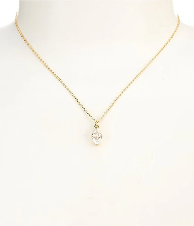 kate spade new york Signature Solitaire Short Pendant Necklace