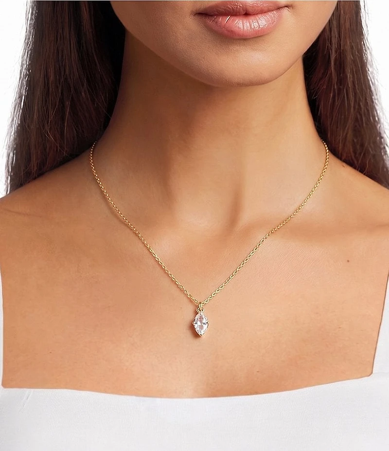 kate spade new york Signature Solitaire Short Pendant Necklace