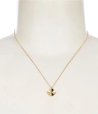 kate spade new york Spade Flower Mini Short Pendant Necklace