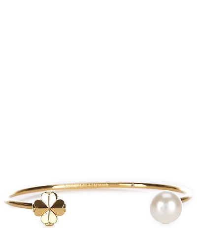 kate spade new york Spade Flower Pearl Cuff Bracelet