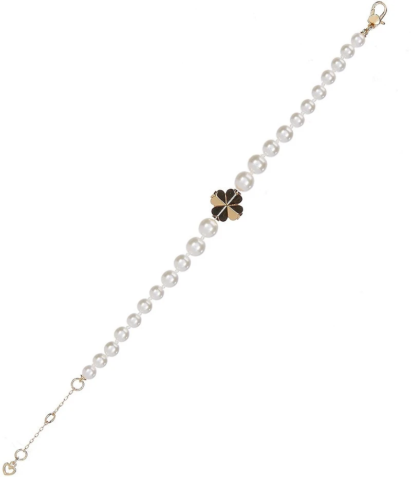 kate spade new york Spade Flower Pearl Line Bracelet