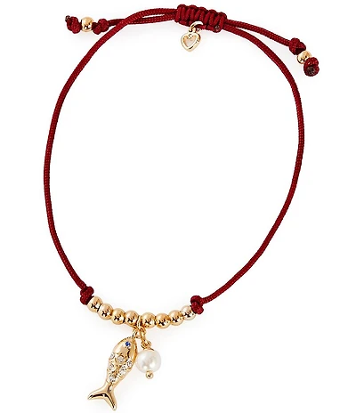 kate spade new york Summer Daze Fish Cord Adjustable Bracelet