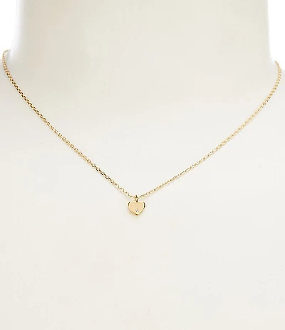 kate spade new york You're a Gem Mini Heart Short Pendant Necklace