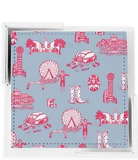 Katie Kime Dallas Toile Coaster Set