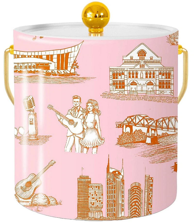 Katie Kime Nashville Toile Insulated Ice Bucket