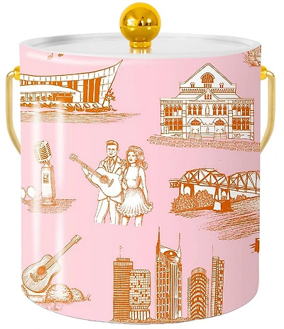 Katie Kime Nashville Toile Insulated Ice Bucket