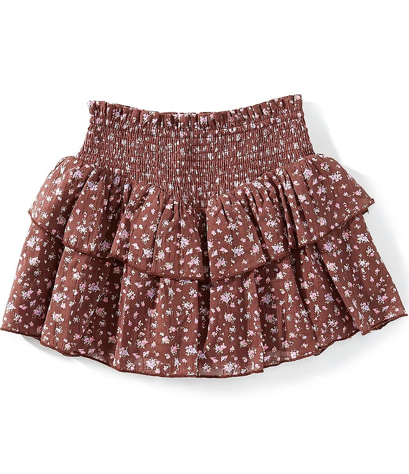 KatieJNYC Big Girls Brooke Floral Print Skirt