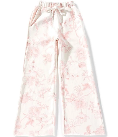 KatieJNYC Big Girls Cody Toile-Printed Lounge Pants