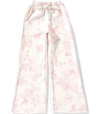 KatieJNYC Big Girls Cody Toile-Printed Lounge Pants
