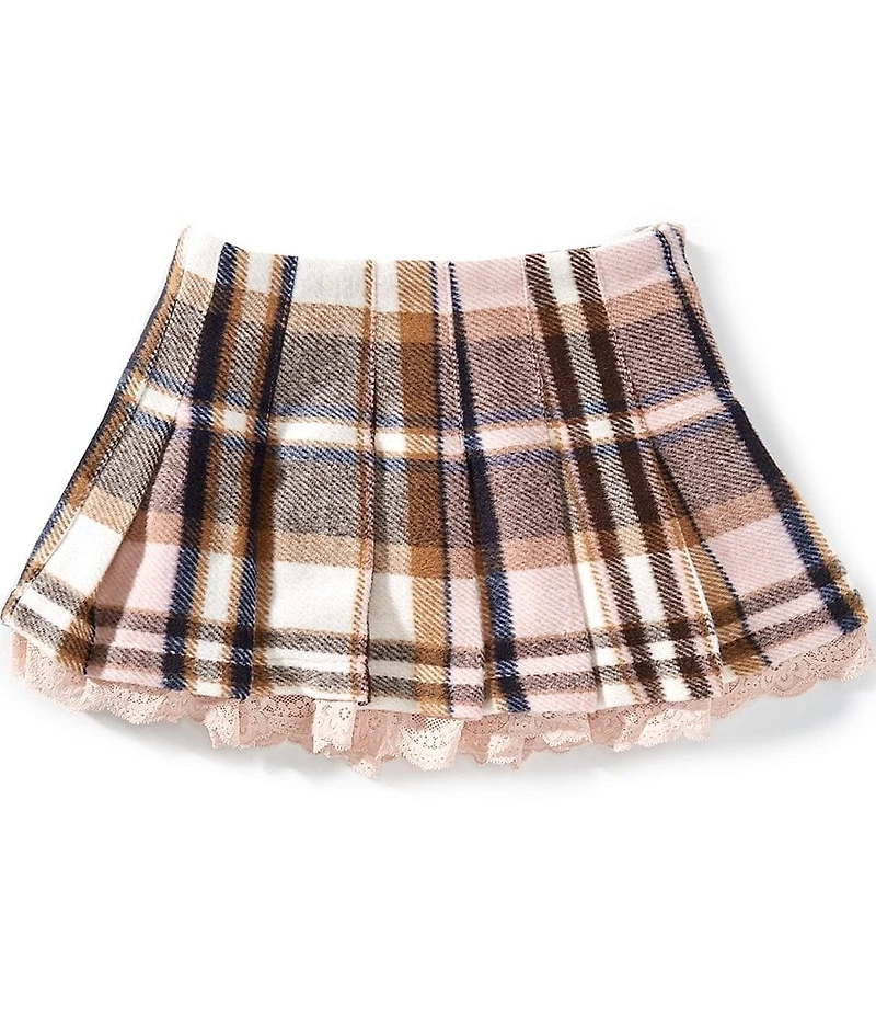 KatieJNYC Big Girls Erica Plaid Skirt