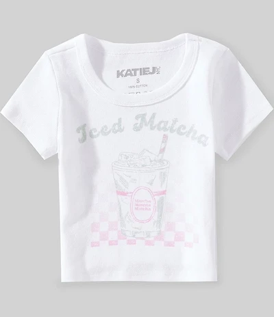 KatieJNYC Big Girls Short Sleeve Graphic T-Shirt