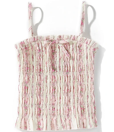 KatieJNYC Big Girls Sleeveless Alma Printed Top