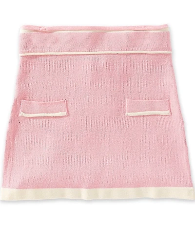 KatieJNYC Big Girls Whitney Colorblock Knit Skirt