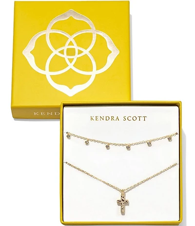 Kendra Scott Amelia Cross Necklace Gift Set